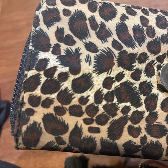 Leopard Wallet on a String Shoulder Strap - Picture 2 of 5